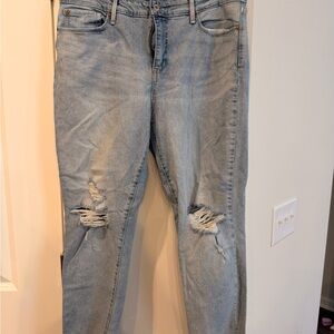 Levi's Light Blue Ripped Skinny Jeans